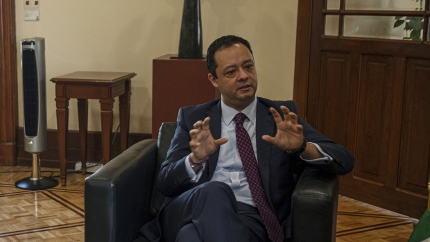 Gabriel Yorio, Mexico's deputy finance minister, speaks during an interview in Mexico City, Mexico, on Thursday, Sept. 12, 2019. Mexico's Finance Ministry isn't considering an explicit guarantee on the bonds of state-owned Petroleos Mexicanos despite increasing costs of issuing them because it could hurt the country's own debt standings, according to a top official.