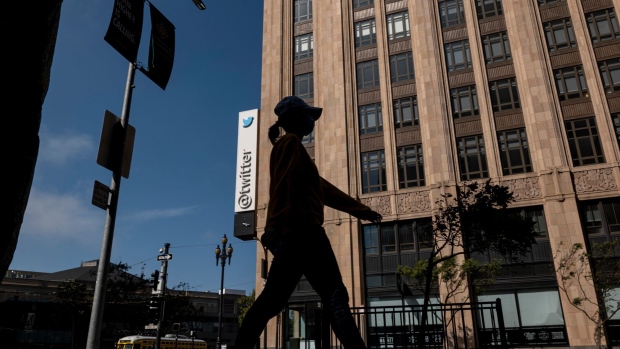 Twitter headquarters in San Francisco, California, U.S., on Monday, July 19, 2021. Twitter Inc. is scheduled to release earnings figures on July 22. Photographer: David Paul Morris/Bloomberg