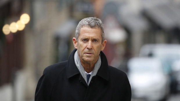 Billionaire Beny Steinmetz arrives at Geneva criminal court in Geneva, Switzerland, on Monday, Jan. 11, 2020. Steinmetz goes on trial facing bribery charges in the latest chapter of a legal saga that's dogged the Israeli businessman's gamble on a multi-billion-dollar mine. Photographer: Stefan Wermuth/Bloomberg