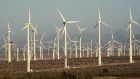 Wind turbines at the San Gorgonio Pass wind farm in Whitewater, California, U.S., on Thursday, June 3, 2021. Communities from California to New England are at risk of power shortages this summer, with heat expected to strain electric grids that serve more than 40% of the U.S. population.
