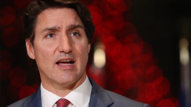 Justin Trudeau speaks during an Ottawa news conference on Dec. 15, 2021.