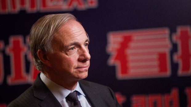Ray Dalio, billionaire investor and founder of Bridgewater Associates, before a live interview with Bloomberg TV at the Grand Hyatt in Beijing, Chinaon Tuesday, February 27, 2018.
