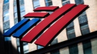 Bank of America Corp. signage is displayed at a branch in New York, U.S., on Sunday, July 12, 2020. Bank of America is scheduled to release earnings figures on July 16. Photographer: Jeenah Moon/Bloomberg