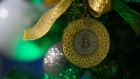 Bitcoin Christmas tree decoration
