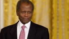 Actor Sidney Poitier arrives at the 2009 Presidential Medal of Freedom ceremony 