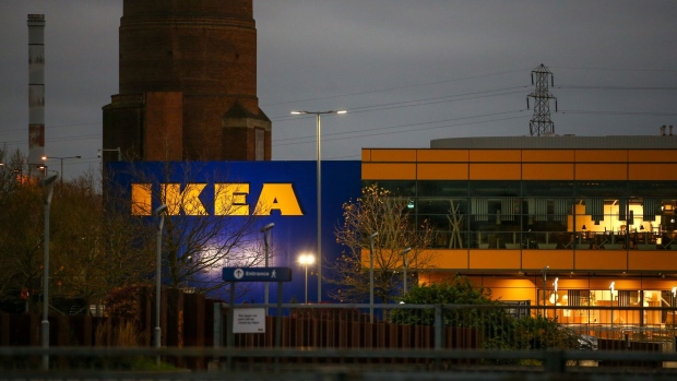The Ikea store in Croydon, U.K., on Tuesday, Nov. 17, 2020. Ikea saw a 45% surge in its online business. Photographer: Hollie Adams/Bloomberg