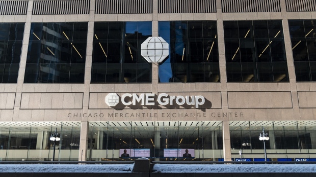 CME Group headquarters in Chicago, Illinois, U.S., on Friday Feb. 5, 2021. CME Group Inc. is scheduled to release earnings figures on February 10. Photographer: Christopher Dilts/Bloomberg