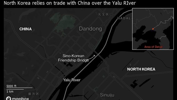 BC-China-Says-Rail-Borne-Trade-With-North-Korea-Has-Restarted