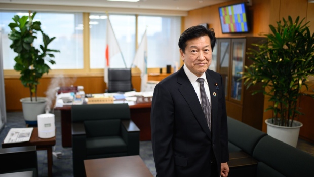 Tsuyoshi Yamaguchi at his office in Tokyo on Jan. 19.