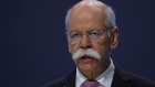 Dieter Zetsche, outgoing chief executive officer of Daimler AG, addresses the automaker's annual general meeting in Berlin, Germany, on Wednesday, May 22, 2019. Departing Zetsche promised cost cuts and an efficiency drive to restore profit margins as the man who steered the Mercedes-Benz carmaker for more than a decade leaves his successor to tackle unprecedented industry upheaval.