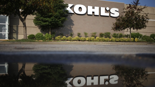 Signage outside a Kohl's Corp. department store in Richmond, Kentucky, U.S., on Wednesday, Aug. 11, 2021. Kohl's Corp. is expected to release earnings figures on Aug. 19.