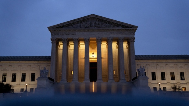 The U.S. Supreme Court Court in Washington, D.C., U.S., on Wednesday, Dec. 8, 2021. The House passed legislation Tuesday that would create a quick process to raise the U.S. debt ceiling by a simple majority vote in the Senate, approving a procedural measure on a 222 to 212 vote. Photographer: Stefani Reynolds/Bloomberg