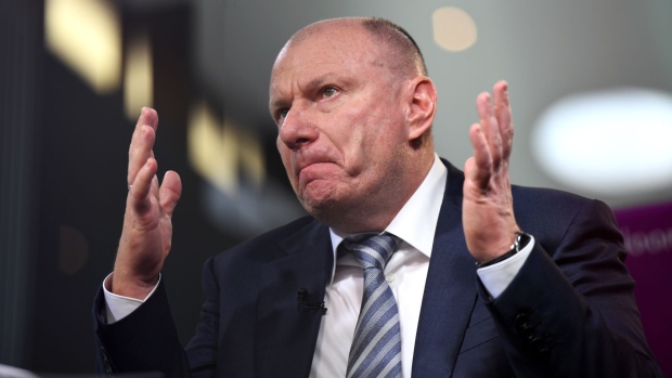 Vladimir Potanin, billionaire and owner of MMC Norilsk Nickel PJSC, speaks during a Bloomberg Television interview at the St. Petersburg International Economic Forum (SPIEF) in St. Petersburg, Russia, on Thursday, June 6, 2019. Over the last 21 years, the Forum has become a leading global platform for members of the business community to meet and discuss the key economic issues facing Russia, emerging markets, and the world as a whole.