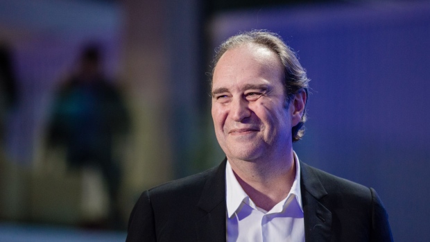 Xavier Niel, billionaire and deputy chairman of Iliad SA, reacts during the inauguration of the LVMH start-up accelerator at Station F technology campus in Paris, France, on Monday, April 9, 2018. The accelerator aims to encourage entrepreneurs who are developing new technologies and services for the luxury industry.