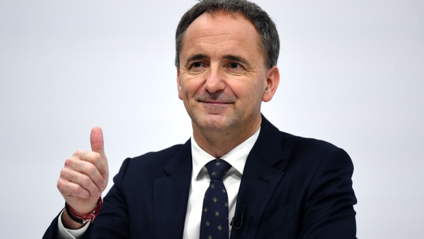 Jim Snabe, chairman of Siemens AG, gestures during the company's full year earnings news conference in Munich, Germany, on Wednesday, Feb. 3, 2021. Siemens AG raised its annual guidance after better-than-expected sales and profit in the first quarter, the latest sign Europe’s biggest engineering company is benefiting from a strong rebound in China.