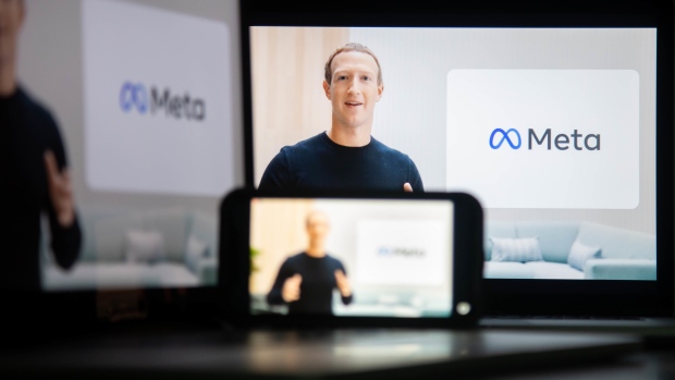 Mark Zuckerberg, chief executive officer of Facebook Inc., speaks during the virtual Facebook Connect event, where the company announced its rebranding as Meta, in New York, U.S., on Thursday, Oct. 28, 2021. A major theme at the annual conference will be the company's ambitions for the so-called metaverse, a new digital space that it believes will supplant smartphone apps as the primary form of online interaction.