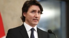 Justin Trudeau speaks during a news conference in Ottawa on Feb. 11.