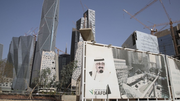 RIYADH, SAUDI ARABIA - JUNE 20: Office buildings in various stages of construction completion stand at the King Abdullah Financial District on June 20, 2018 in Riyadh, Saudi Arabia. The Saudi government, under Crown Prince Mohammad Bin Salman, is phasing in an ongoing series of reforms to both diversify the Saudi economy and to liberalize its society. (Photo by Sean Gallup/Getty Images)