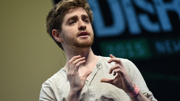 NEW YORK, NY - MAY 05: Co-Founder and CEO of Paribus, Eric Glyman speaks onstage during TechCrunch Disrupt NY 2015 - Day 2 at The Manhattan Center on May 5, 2015 in New York City. (Photo by Noam Galai/Getty Images for TechCrunch)