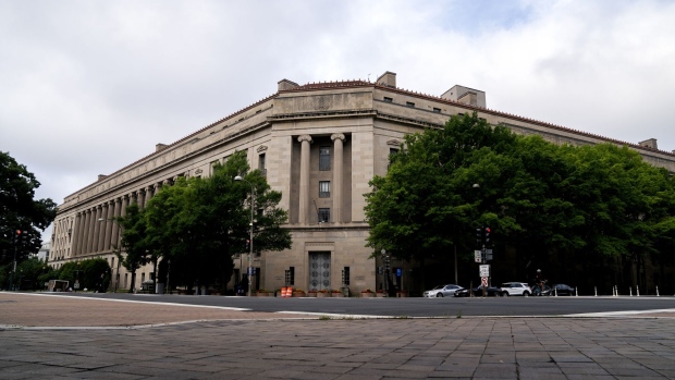 The Department of Justice building in Washington, D.C., U.S., on Monday, June 21, 2021.