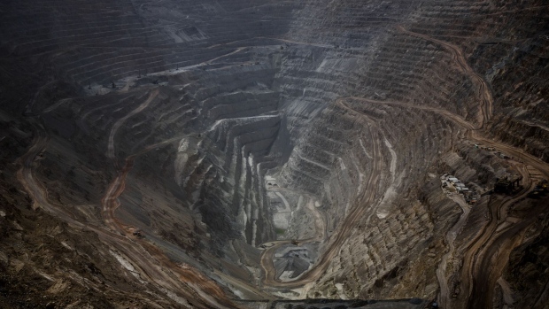 A copper mine near Calama, Chile. Photographer: Cristobal Olivares/Bloomberg