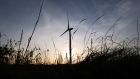 An onshore wind turbine on the Bradwell Wind Farm near Bradwell on Sea, U.K., on Tuesday, Sept. 21, 2021. U.K. Business Secretary Kwasi Kwarteng warned the next few days will be challenging as the energy crisis deepens, and meat producers struggle with a crunch in carbon dioxide supplies.