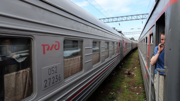 Russian Railways passenger trains in Voronezh region of Russia. Source:Bloomberg