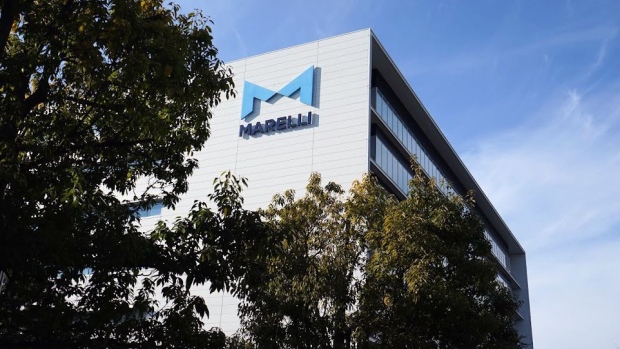 The headquarters of Marelli Corp. in Saitama City, Japan, on Saturday, Feb. 12, 2022. Mizuho Financial Group Inc. and other lenders are in talks with KKR & Co.-owned parts supplier Marelli Holdings Co. to renegotiate debt and offer financing to keep it operational, people with knowledge of the matter said.