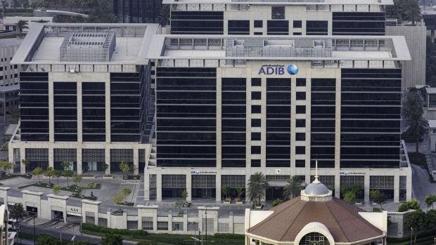 The offices of the Abu Dhabi Islamic Bank PJSC (ADIB) stand in Dubai, United Arab Emirates, on Tuesday, July 23, 2019. Like the rest of the city, the business center has suffered from a prolonged real-estate slump brought on by oversupply and slower economic growth. Photographer: Christopher Pike/Bloomberg