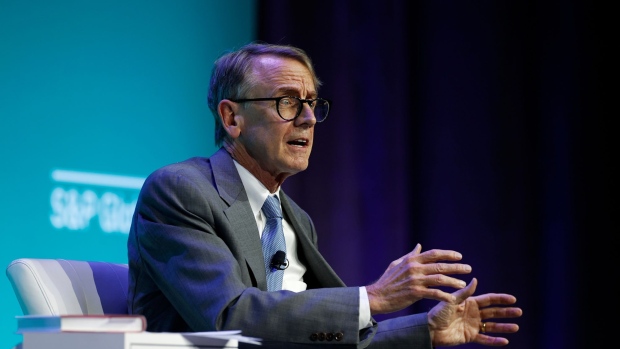 John Doerr, chairman and co-founder of Kleiner Perkins Caulfield & Byers, during the 2022 CERAWeek by S&P Global conference in Houston, Texas, U.S., on Wednesday, March 9, 2022. CERAWeek returned in-person to Houston celebrating its 40th anniversary with the theme "Pace of Change: Energy, Climate, and Innovation."