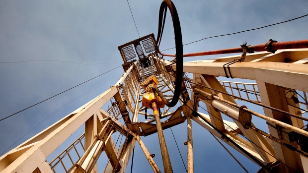 An oilrig operated by the Chinese company Zhongyuan Petroleum Exploration Bureau (ZPEB) is seen near Melut, in the Upper Nile, Sudan, on Monday, Nov. 29, 2010. Photographer: Trevor Snapp