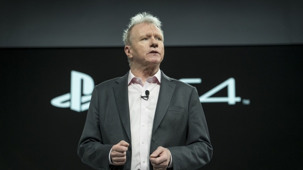 Jim Ryan, president and chief executive officer of Sony Interactive Entertainment Inc., speaks during a press event at CES 2020 in Las Vegas, Nevada, U.S., on Monday, Jan. 6, 2020. Sony's sales of the PlayStation 4 console totaled 106 million units as of Dec. 31, Ryan said.