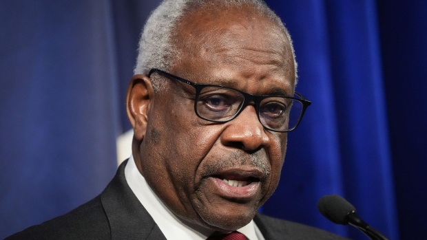 Associate Supreme Court Justice Clarence Thomas in Washington, D.C. in Oct. 2021. 