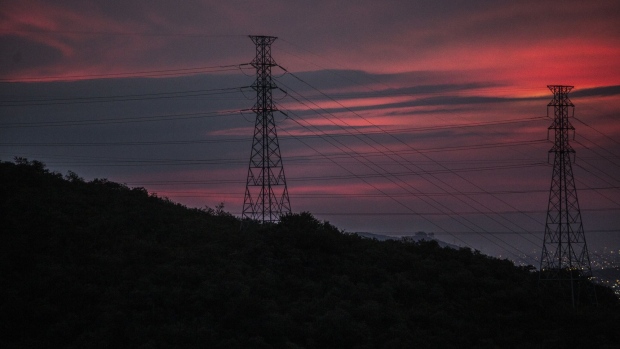 Centrais Eletricas Brasileiras SA (Eletrobras) power lines in Rio de Janeiro, Brazil, on Monday, May 24, 2021. Brazil's lower house approved the main text of a bill that paves the way for the privatization of state utility Eletrobras.