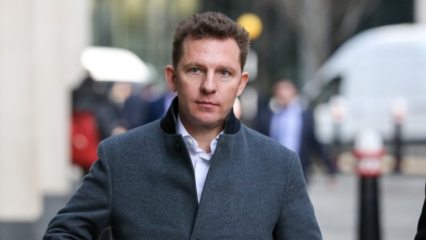 Nicholas Candy, co-founder of Candy and Candy Ltd., arrives at the High Court in London, U.K., on Thursday, March 2, 2017. Candy attended court to give evidence in a lawsuit being bought by Mark Holyoake.