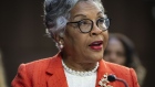 Representative Joyce Beatty, a Democrat from Ohio,speaks during a Senate Judiciary Committee confirmation hearing for Ketanji Brown Jackson, associate justice of the U.S. Supreme Court nominee for U.S. President Joe Biden, in Washington, D.C., U.S., on Thursday, March 24, 2022. Jackson, the first Black woman nominated to the Supreme Court, yesterday said she would recuse from a pending case over affirmative action at Harvard University, where she serves on the board of overseers.