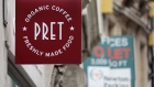 A sign hangs from a branch of a Pret A Manger Ltd. restaurant in London, U.K., on Monday, Sept. 7, 2020. U.K. workers are proving reluctant to go back to their offices. Photographer: Jason Alden/Bloomberg