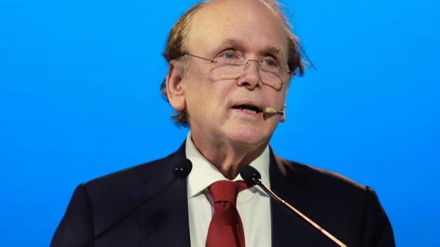 Daniel Yergin, vice chairman of IHS Markit Ltd., speaks during the India Energy Forum by Ceraweek in New Delhi, India, on Monday, Oct. 14, 2019. The conference provides insight into the Indian and regional energy future by addressing key issues from India's energy transition; provision of heat, light and mobility; sustainability; expanding use and game-changing industry technologies.
