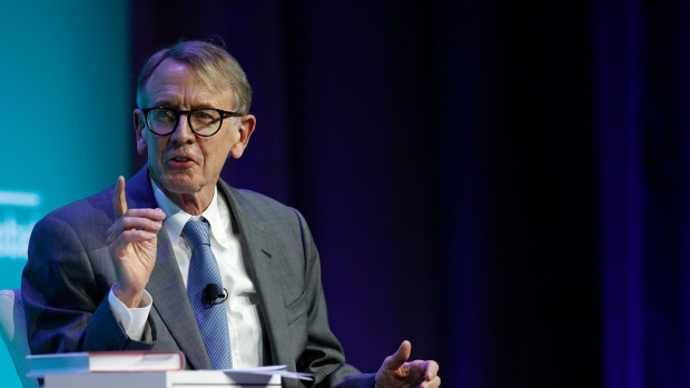 John Doerr, chairman and co-founder of Kleiner Perkins Caulfield & Byers, speaks during the 2022 CERAWeek by S&P Global conference in Houston, Texas, U.S., on Wednesday, March 9, 2022. CERAWeek returned in-person to Houston celebrating its 40th anniversary with the theme "Pace of Change: Energy, Climate, and Innovation."
