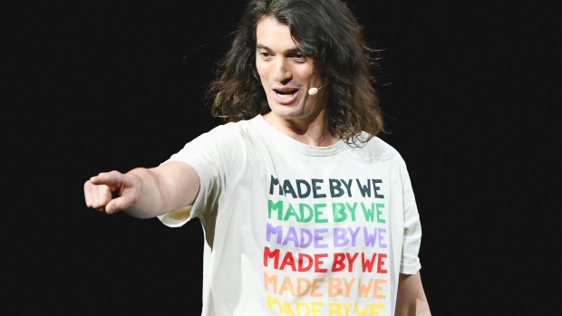 LOS ANGELES, CA - JANUARY 09: Adam Neumann speaks onstage during WeWork Presents Second Annual Creator Global Finals at Microsoft Theater on January 9, 2019 in Los Angeles, California. (Photo by Michael Kovac/Getty Images for WeWork) Photographer: Michael Kovac/Getty Images North America