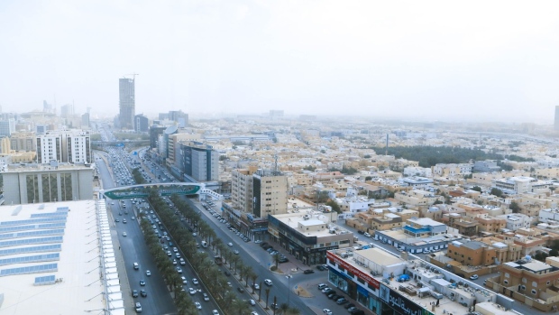 New office space reveals views across the city skyline in Riyadh, Saudi Arabia, on Monday, Feb. 10, 2020. Crown Prince Mohammed bin Salman is trying to reshape the kingdom into the new place to do business. Photographer: Maya Anwar Siddiqui/Bloomberg