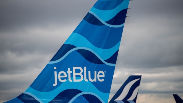 Southwest and JetBlue shares each rose 2.1% as of 9:11 a.m. in New York