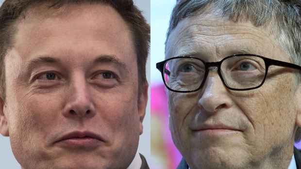 Elon Musk and Bill Gates Source: Bloomberg/Bloomberg