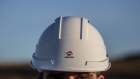 An engineer at a Repsol wind farm in Zaragoza, Spain.