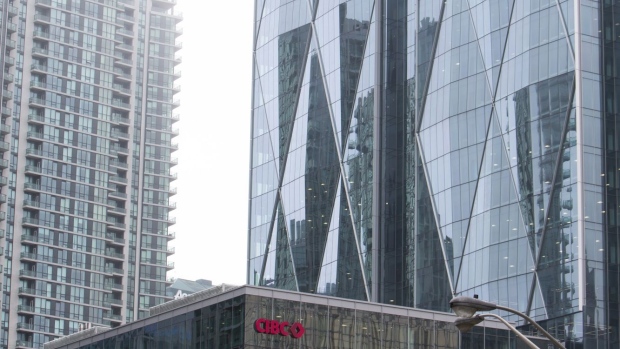 CIBC Square at 81 Bay Street in Toronto, Ontario, Canada, on Thursday, Oct. 7, 2021. Canadian Imperial Bank of Commerce is planning to double the staff of its innovation-banking unit in the next year and a half as a boom in the technology industry boosts demand for venture lending to startups.