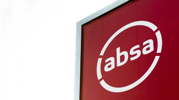 Signage for the Absa Group Ltd. bank sits on display in Pretoria, South Africa, on Wednesday, Sept. 23, 2020. South Africa’s biggest lenders were faced with the pressing need to raise provisions to protect against souring loans, while demand for credit slumped as the coronavirus lockdown took a toll on business customers. Photographer: Waldo Swiegers/Bloomberg