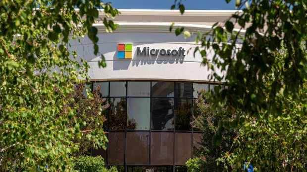 The Microsoft campus in Mountain View, California, U.S., on Thursday, July 22, 2021. Microsoft Corp. s expected to release earnings figures on July 27.