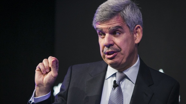 Mohamed El-Erian, chief economic advisor for Allianz SE, speaks during the Context Summits Leadership Day in Miami, Florida, U.S., on Wednesday, Jan. 30, 2019. Context Summits Leadership Day features many of the world's top investors, policymakers and other well-known names in finance, to discuss the topics of interest to the alternative asset management industry. Photographer: Scott McIntyre/Bloomberg
