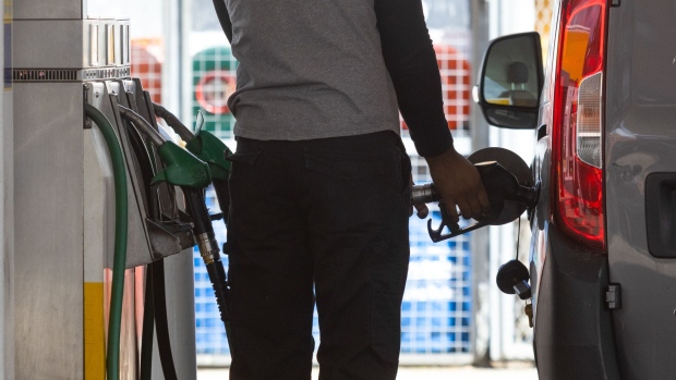 A customer fills their van at a Shell Plc petrol station in London, UK, on Monday, June 13, 2022. Last week, UK fuel prices surged by the most in 17 years to underscore the inflationary pressures the country faces.