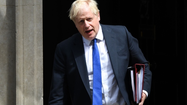 Boris Johnson departs for PMQs on July 6. Photographer: Chris J. Ratcliffe/Bloomberg